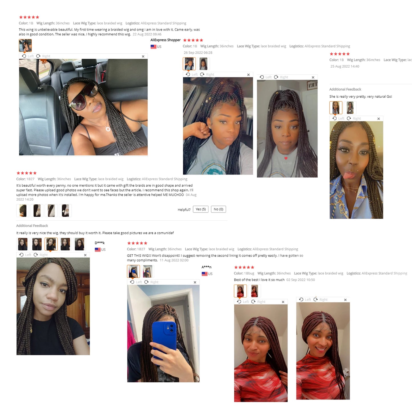 Get the Perfect Braided Look with 36" Full Lace Wig - Factory Prices & Fast Shipping!