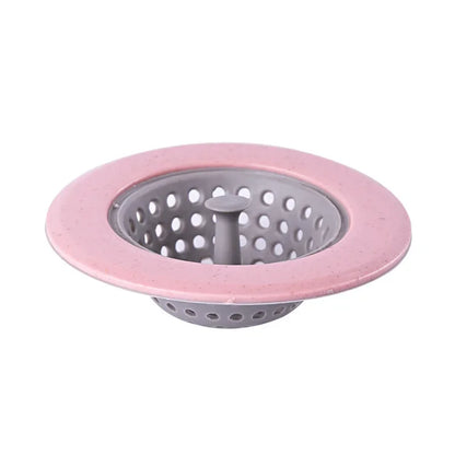 Silicone Anti-clogging Filter Portable Sink Strainer Bathroom Kitchen Tool for Drains Cover Hair Waste Plug Filter Strainer