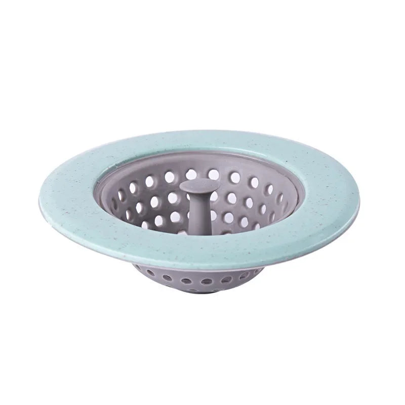 Silicone Anti-clogging Filter Portable Sink Strainer Bathroom Kitchen Tool for Drains Cover Hair Waste Plug Filter Strainer