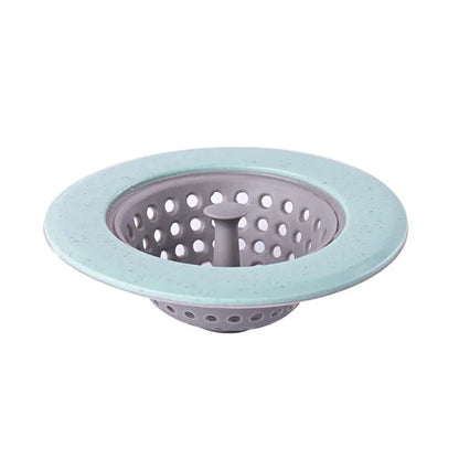 Silicone Anti-clogging Filter Portable Sink Strainer Bathroom Kitchen Tool for Drains Cover Hair Waste Plug Filter Strainer